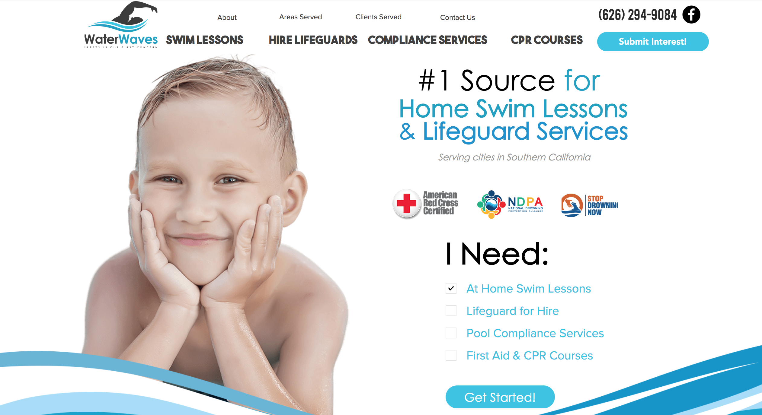 Recreational swim club website