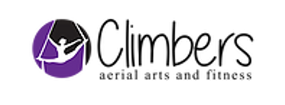 Climbers aerial arts and fitness logo