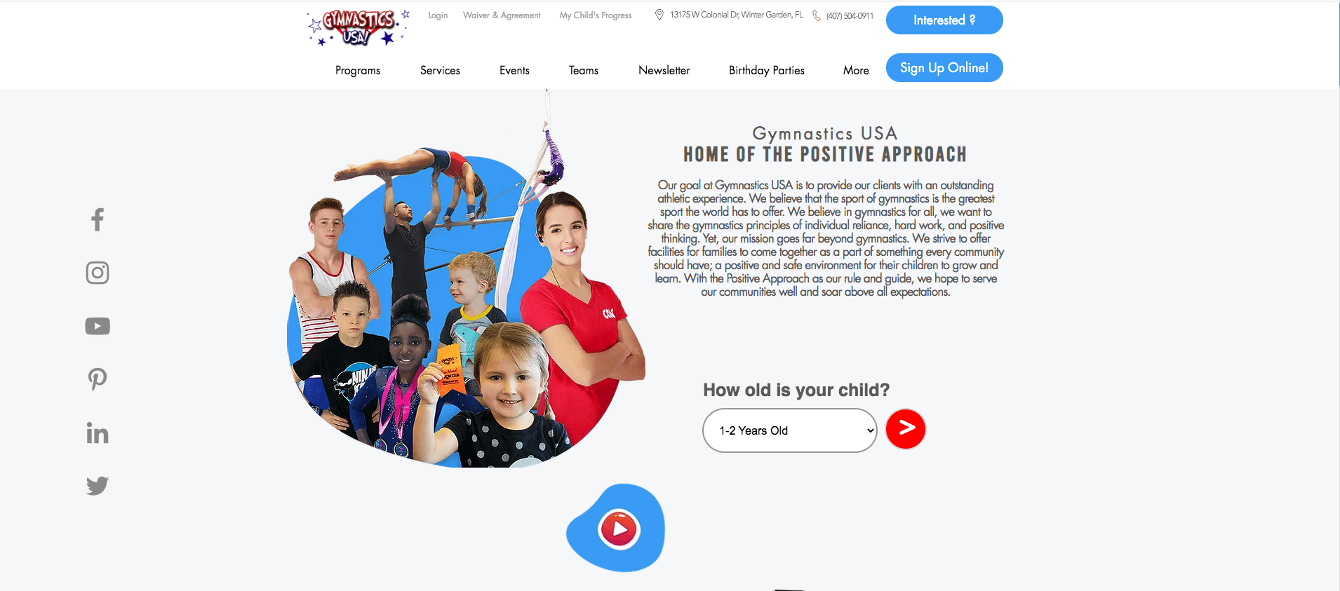 Gymnastics USA website